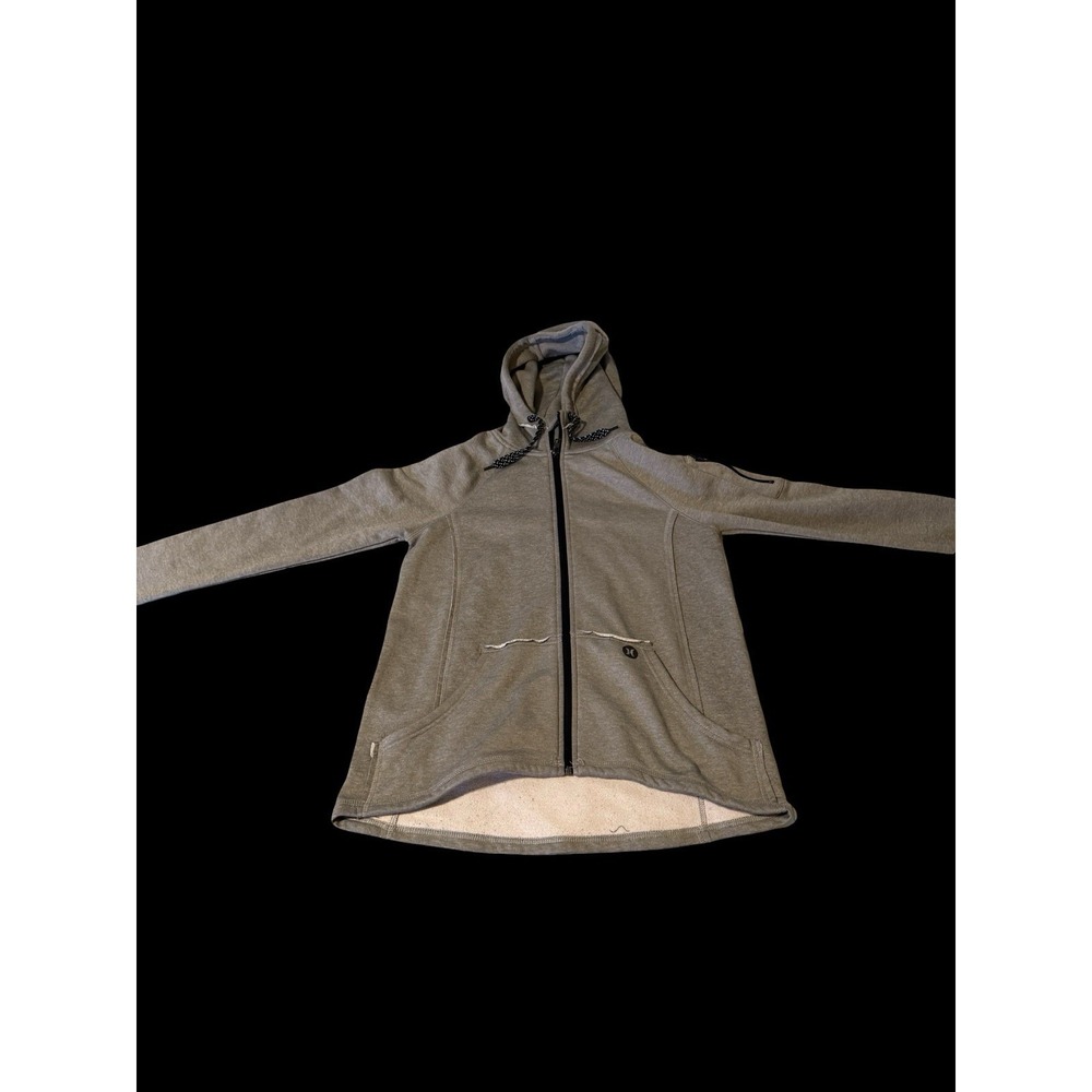 Hurley Gray Full Zip‎ Sweatshirt - Small